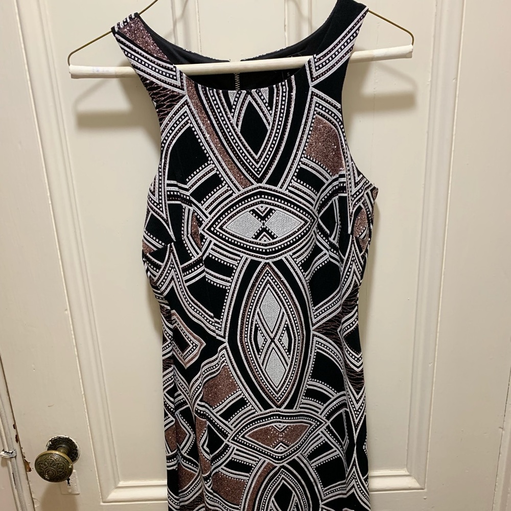 Speechless Glitter Mini Dress